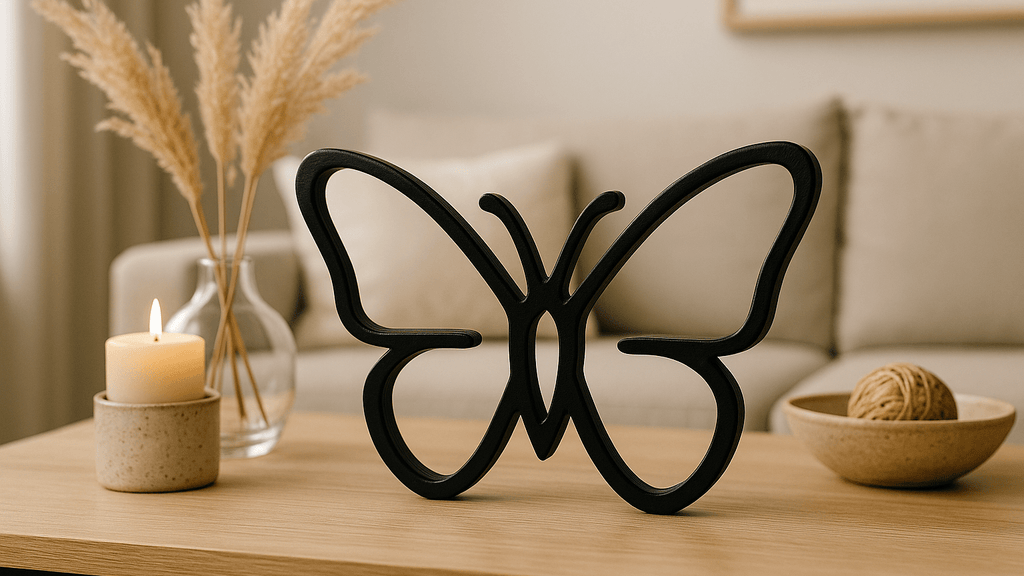 Ein stylischer 3D-Druck: unser minimalistischer Schmetterling