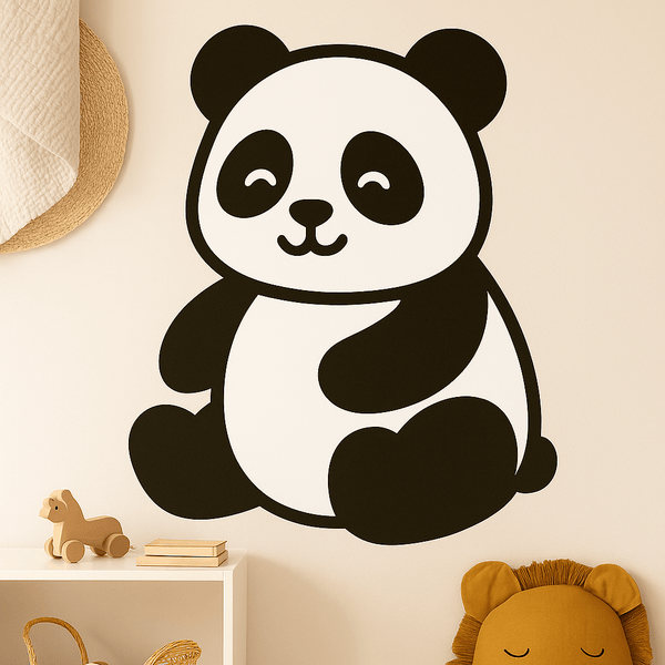 Panda muurdecoratie - 3dbende