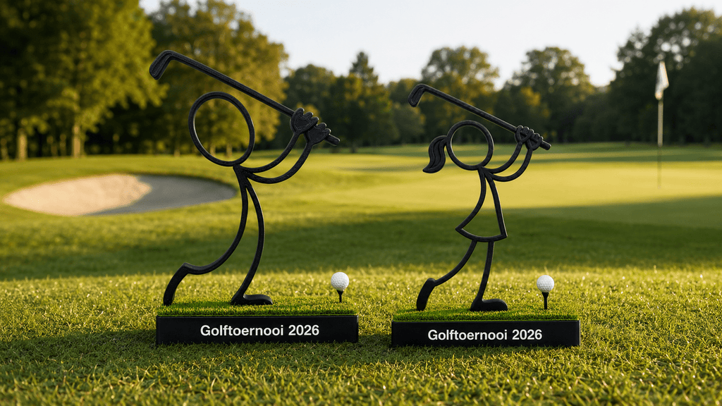 Stickyman Golfer & Golfster: Der ideale Preis für Golfclubs und Golfevents