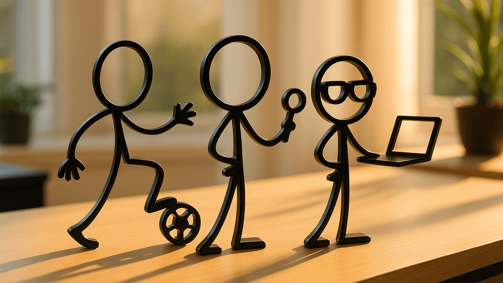 Stickyman Linienfiguren – Minimalismus mit Charakter