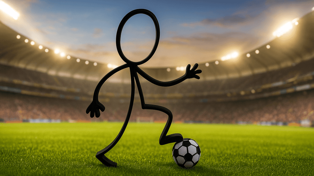 Stickyman Footballer – Der Hingucker für Fußballvereine