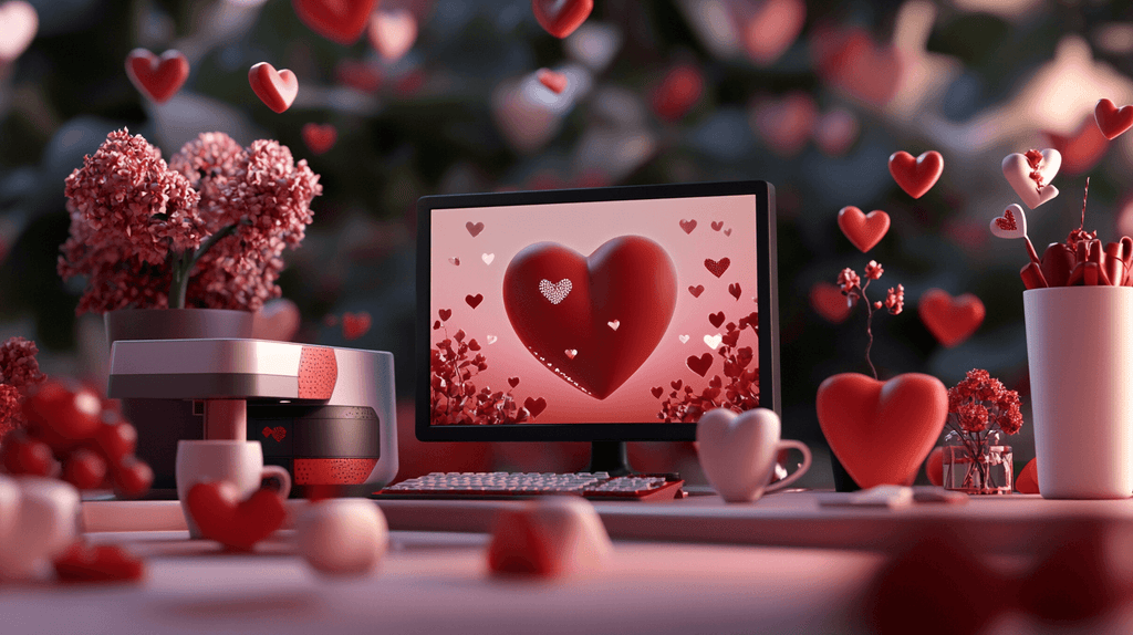 Valentinstag Cupcake mit personalisiertem Herz
