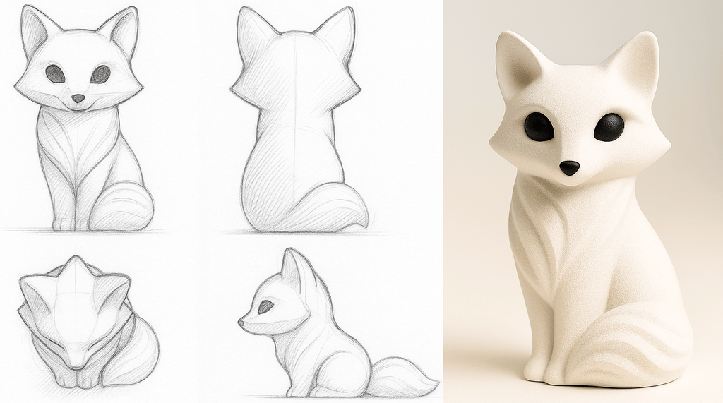 Von der Idee zum fertigen Dekorationsobjekt: So erstellen wir Ihren 3D-Druck Schritt für Schritt.