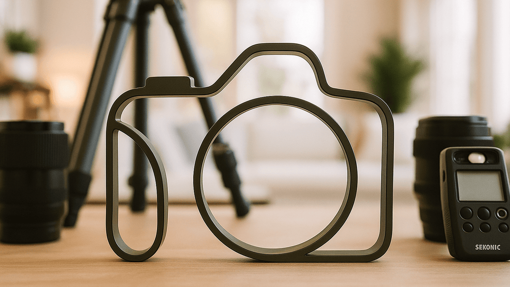 Für den Enthusiasten hinter der Linse: Eine minimalistische Kamera als Wohndekoration