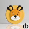 3D - geprinte hond magneet - 3dbende