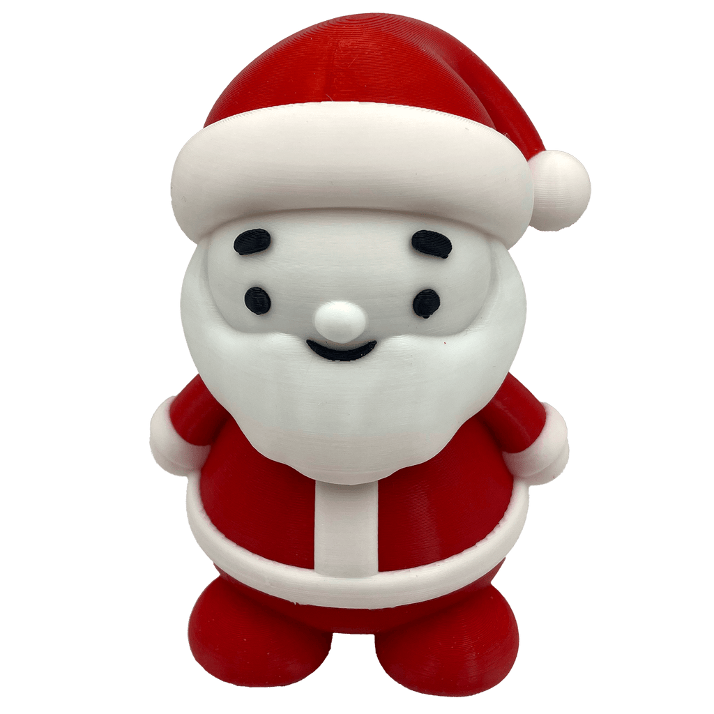 3D - geprinte Kerstman Decoratie - 3dbende