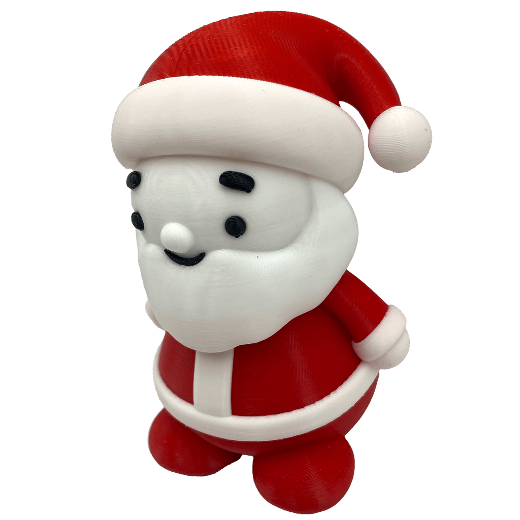 3D - geprinte Kerstman Decoratie - 3dbende