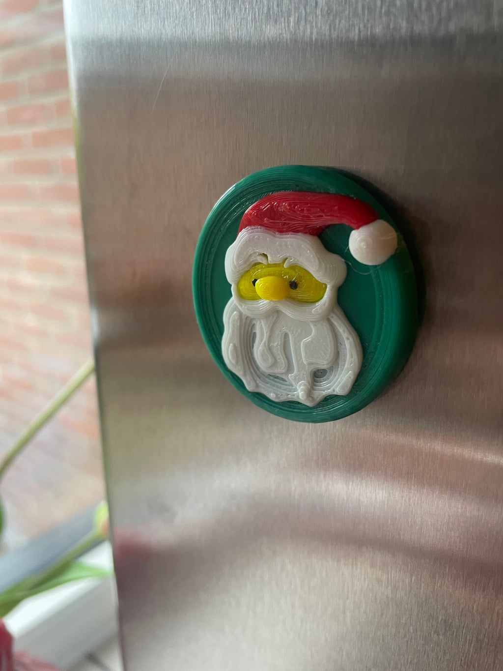 Voorbeeld Kerstman magneet