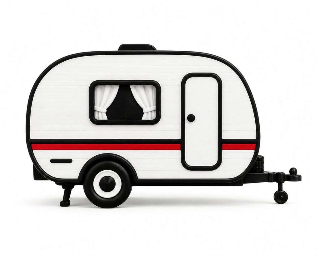 Caravan decoratie - 3dbende