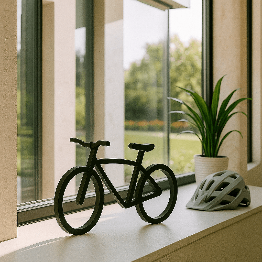 Decoratief Mountainbike Beeldje - 3dbende