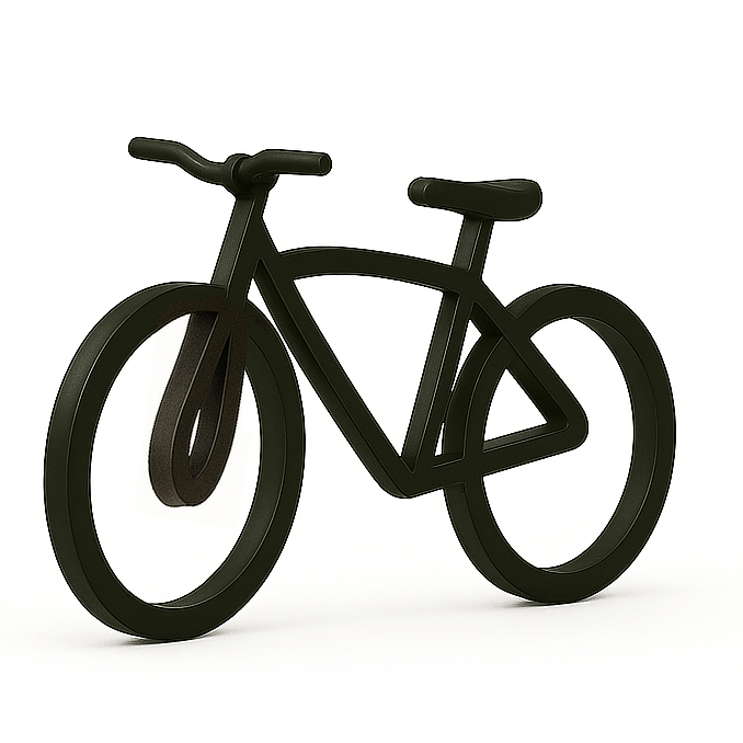 Decoratief Mountainbike Beeldje - 3dbende