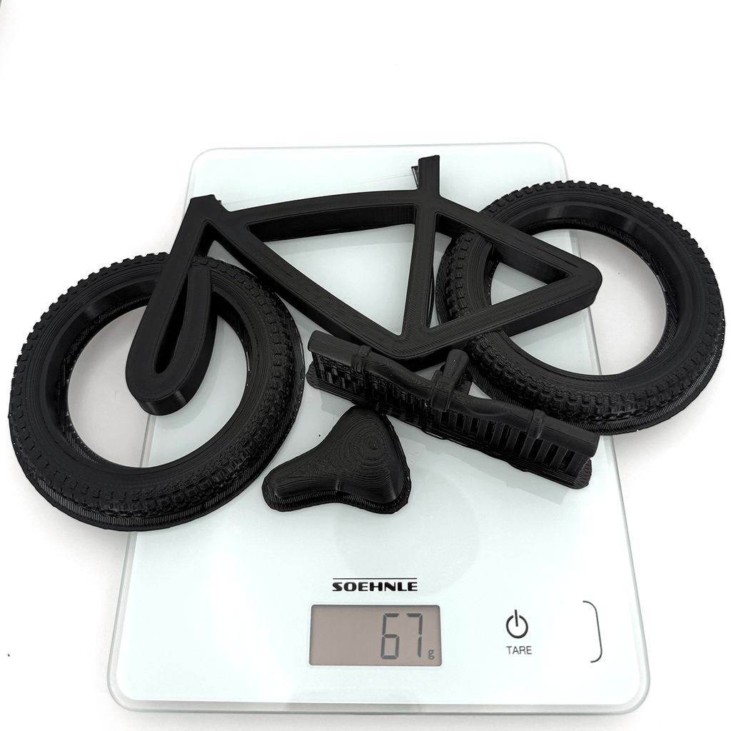 Decoratief Mountainbike met standaard - 3dbende