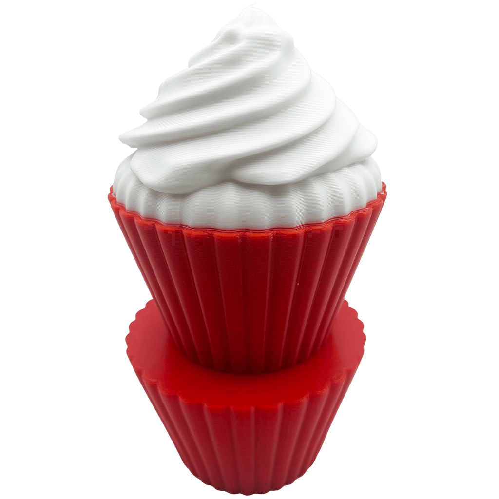 Decoratieve 3D - geprinte Cupcake - 3dbende