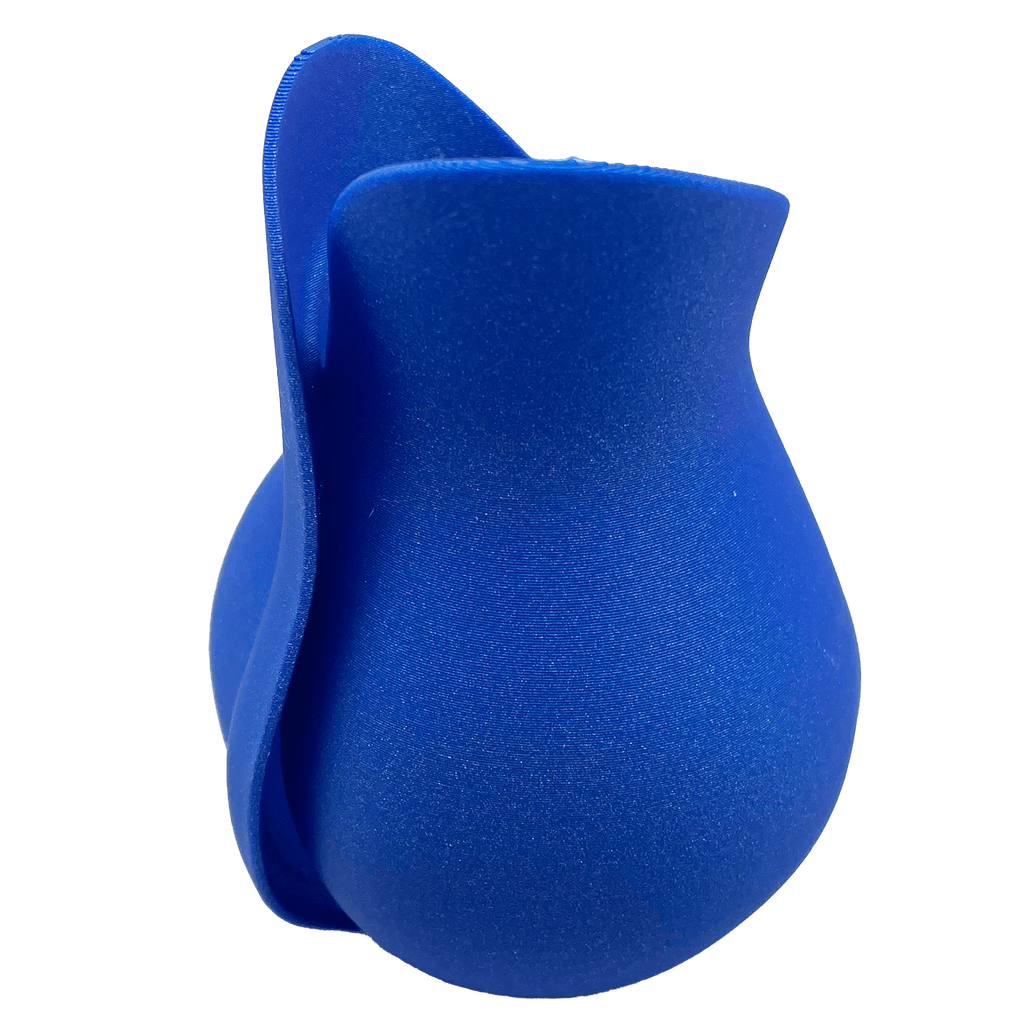 Decoratieve dichte vaasje - Blauwe glitter radiant sky - 3dbende