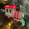 Decoratieve Gingerbread - locomotief – kerstornament en decoratie (grote versie) - 3dbende