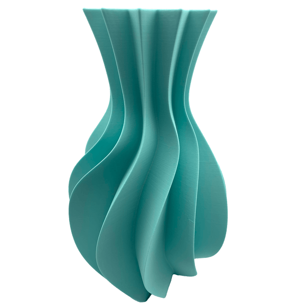 Decoratieve vaas met golvende vorm - 3dbende
