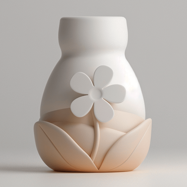 Elegant 3D - geprint Bloemvaasje - 3dbende
