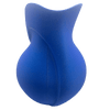 Exclusieve vaas - Blauwe glitter radiant sky - 3dbende