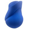 Exclusieve vaas - Blauwe glitter radiant sky - 3dbende