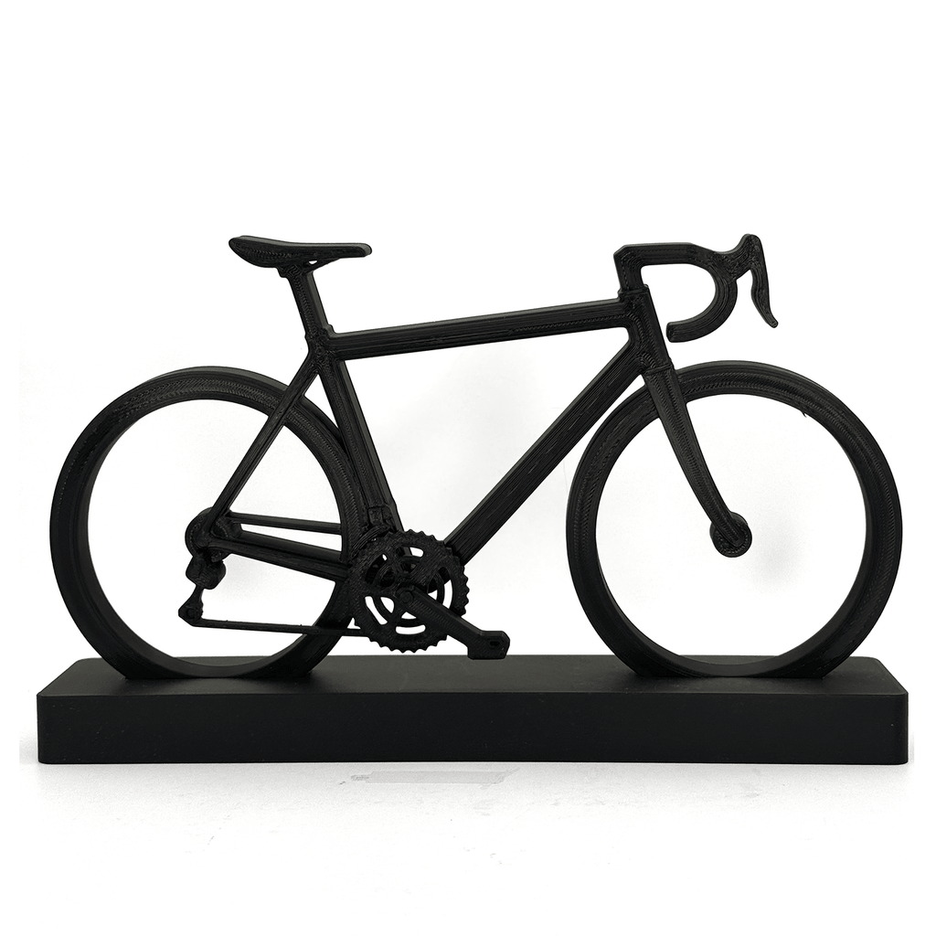 Gepersonaliseerde miniatuur racefiets / wielrennersfiets - 3dbende