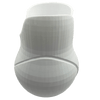 Grote moderne 3D - geprinte design vaas in wit - 3dbende