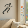 Hardloper muurdecoratie – Minimalistisch wandbeeldje voor hardloopliefhebbers - 3dbende