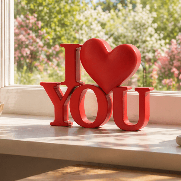 I ♥ YOU decoratie - 3dbende