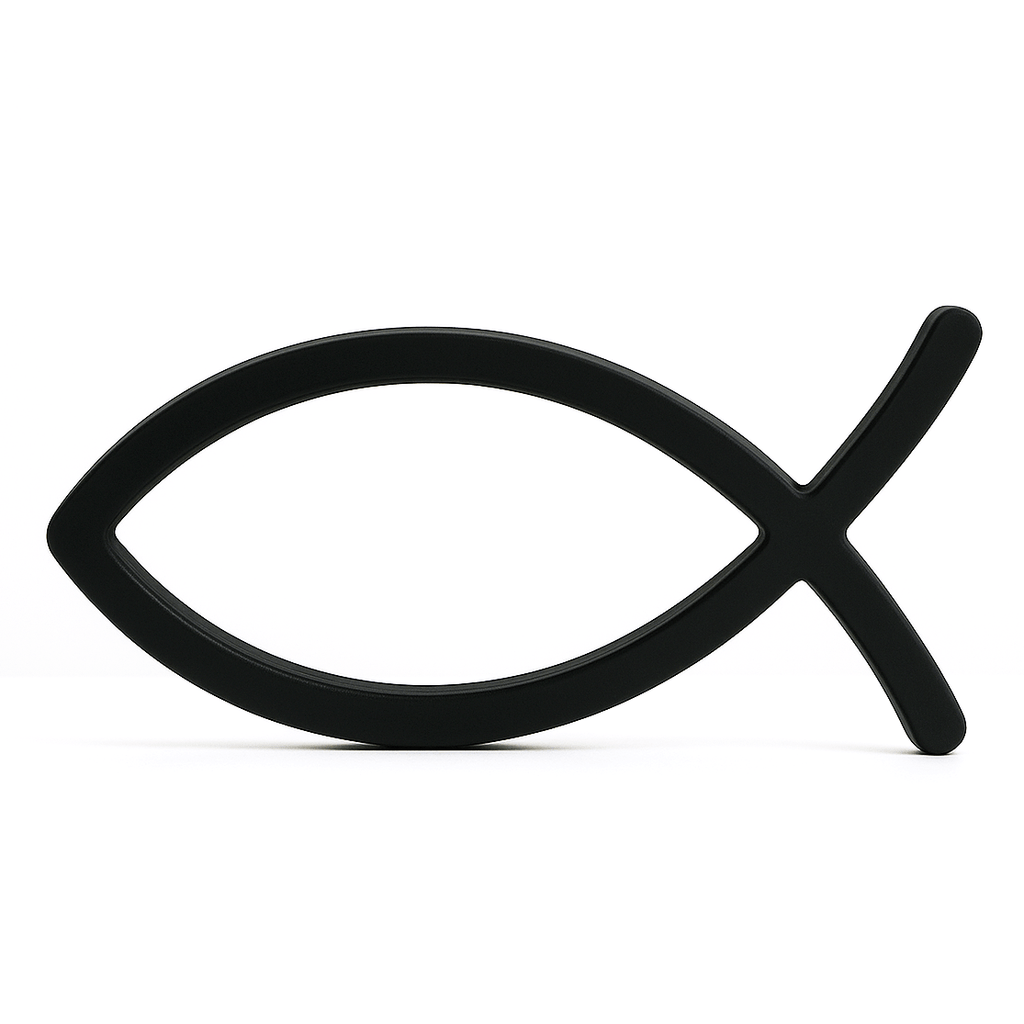 Ichthus vis decoratie - 3dbende