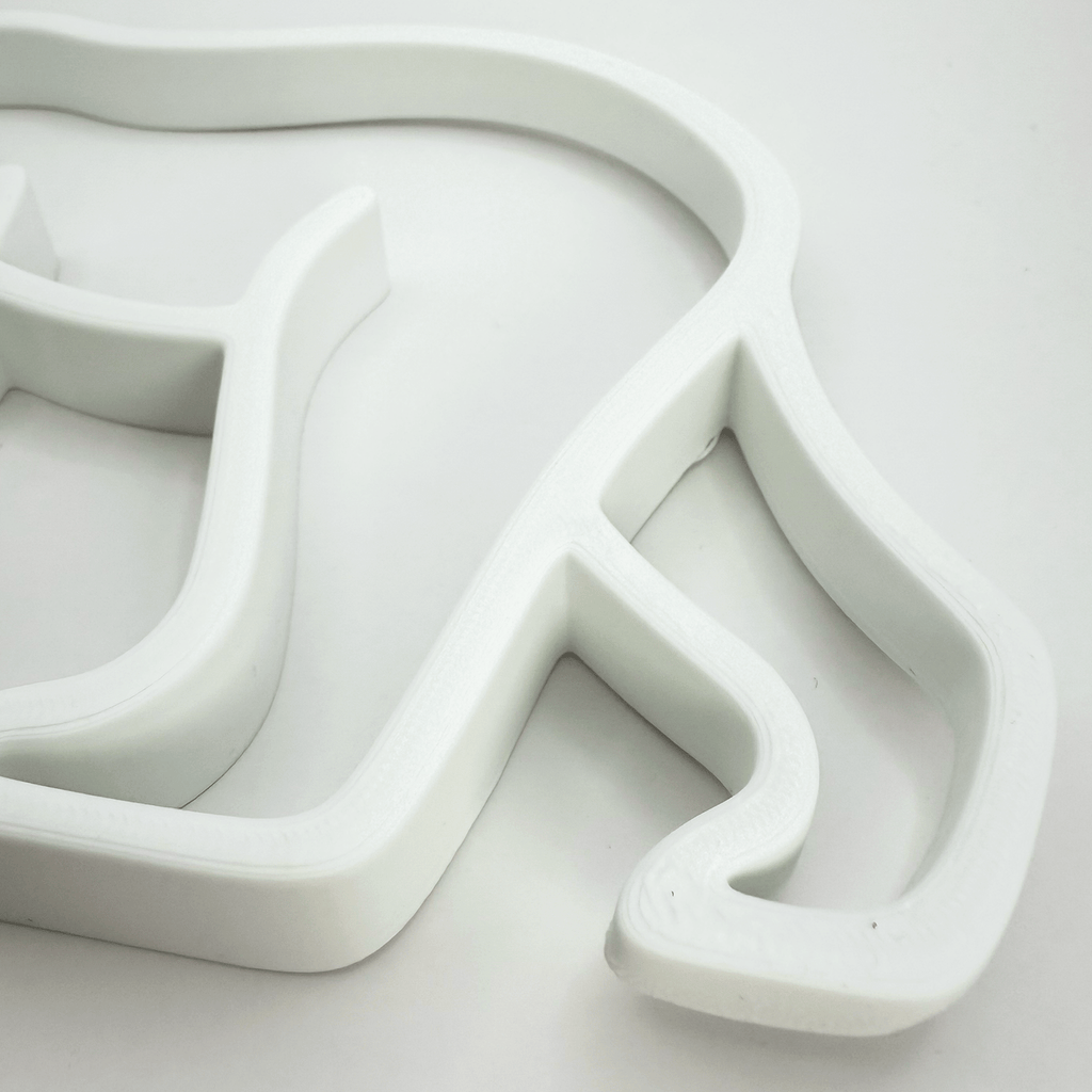 IJsbeer silhouet decoratie (voor een zacht prijsje) - 3dbende