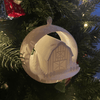 Kerstornament met Boerderijdesign - 3dbende