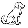 Kooikerhondje decoratie silhouette - 3dbende