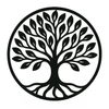 Levensboom Muurdecoratie - Tree of Life Wandcirkel - 3dbende