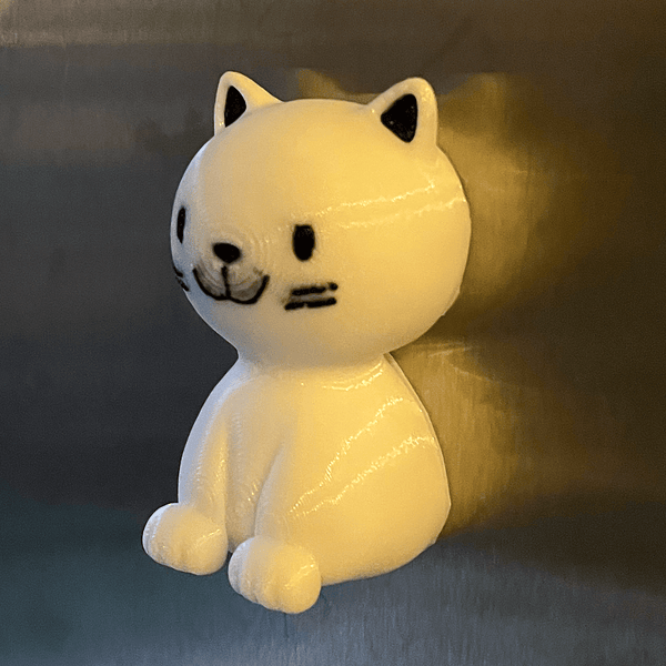 Magnetische Decoratie Kat - 3dbende