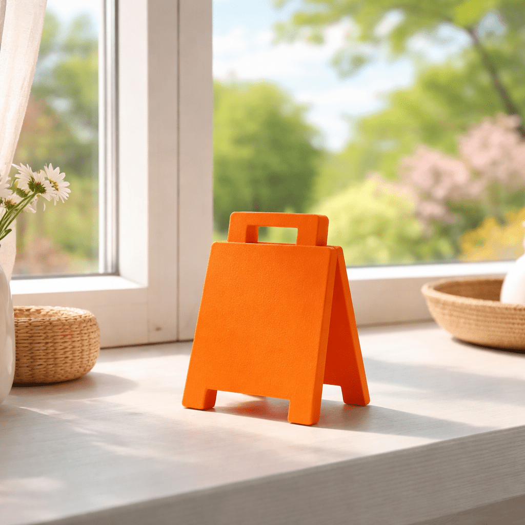 Mini signbordje met tekst (personaliseerbaar) - 3dbende