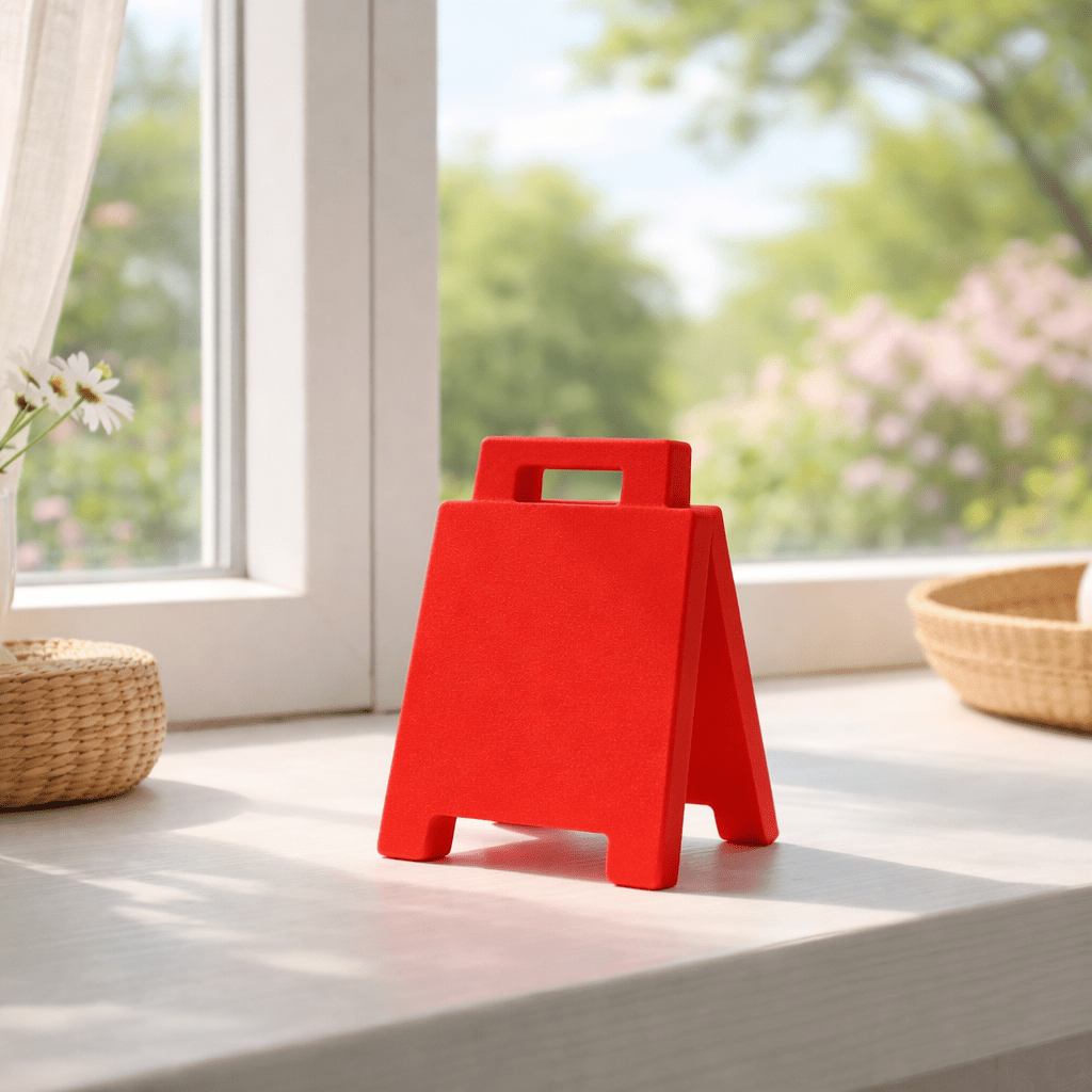 Mini signbordje met tekst (personaliseerbaar) - 3dbende