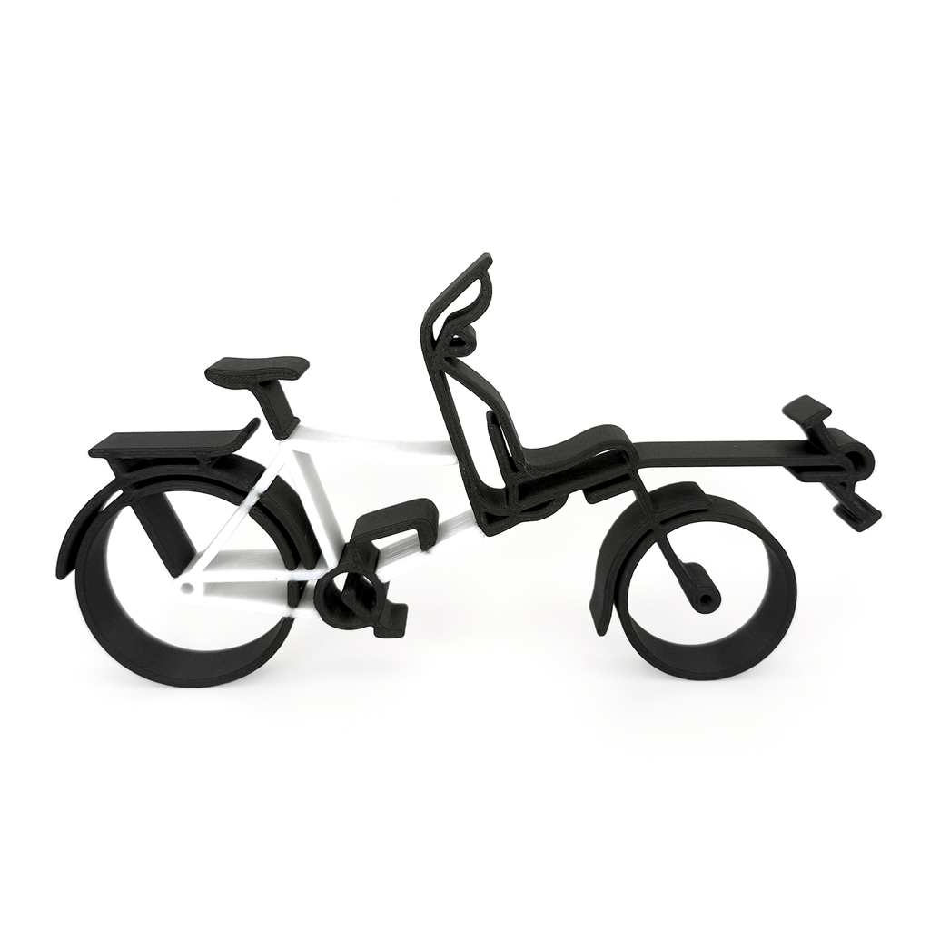 Miniatuur Hase Pino Tandem – Unieke decoratie met karakter - 3dbende