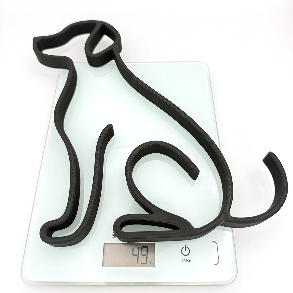 Minimalistisch Labrador Beeldje - 3dbende