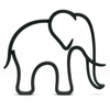 Minimalistisch Olifant Beeldje - 3dbende