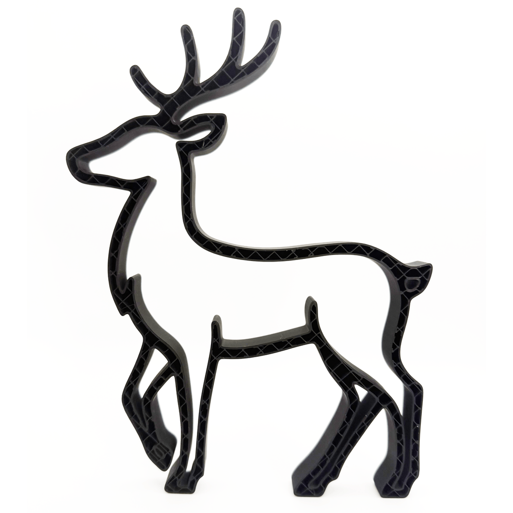 Minimalistisch rendier – Scandinavische kerstdecoratie (voor een zacht prijsje) - 3dbende