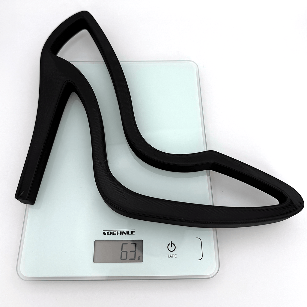 Minimalistische 3D Hoge Hak – Elegante decoratie voor mode - en interieurliefhebbers - 3dbende