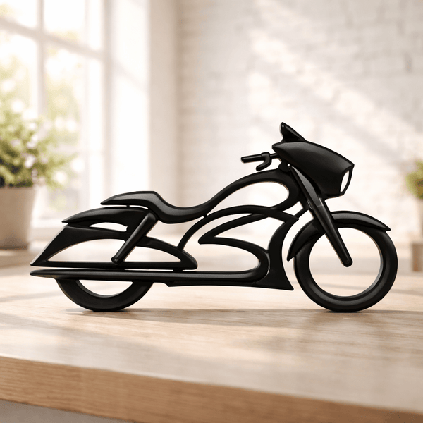 Minimalistische Cruiser Motor Decoratie – Street Glide Stijl - 3dbende