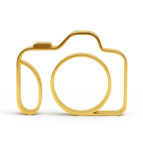 Minimalistische Decoratie Fotocamera - 3dbende