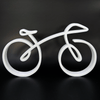 Minimalistische fiets decoratie - 3dbende