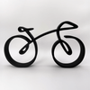 Minimalistische fiets decoratie - 3dbende