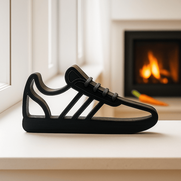 Minimalistische Sneaker – Moderne decoratie in Adidas - style silhouet - 3dbende