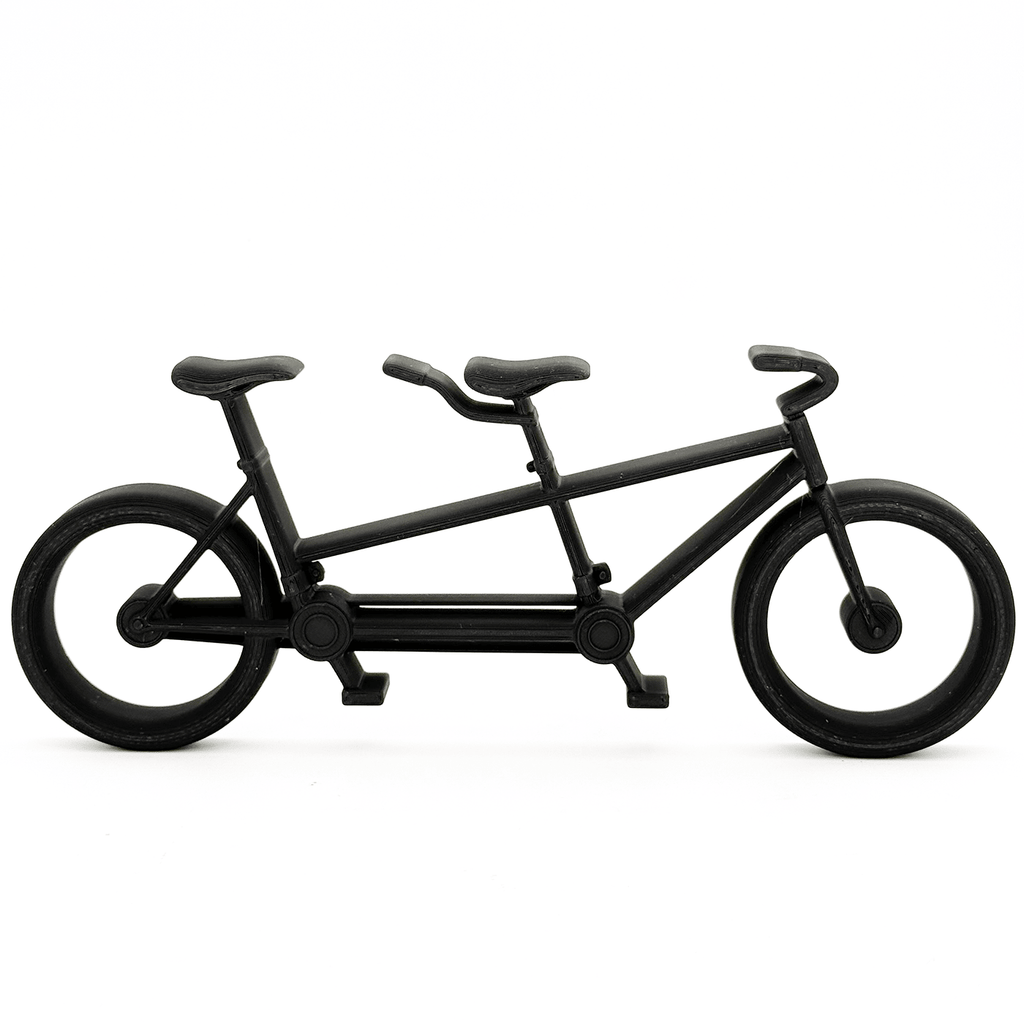 Minimalistische Tandem Decoratie - 3dbende