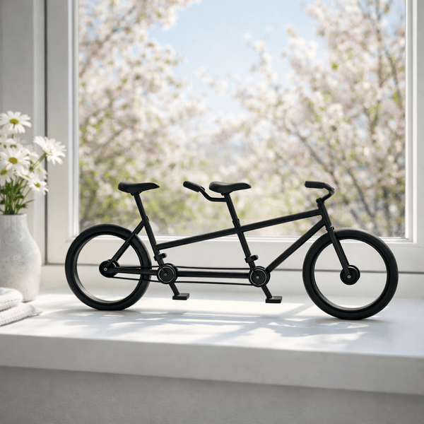 Minimalistische Tandem Decoratie - 3dbende