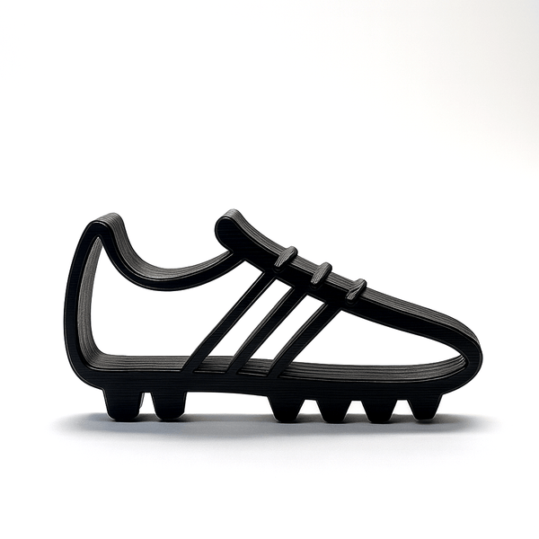 Minimalistische Voetbalschoen – Strakke sportdecoratie voor elke voetbalfan - 3dbende