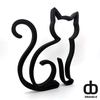 Modern kattenbeeldje – Minimalistische katten decoratie - 3dbende