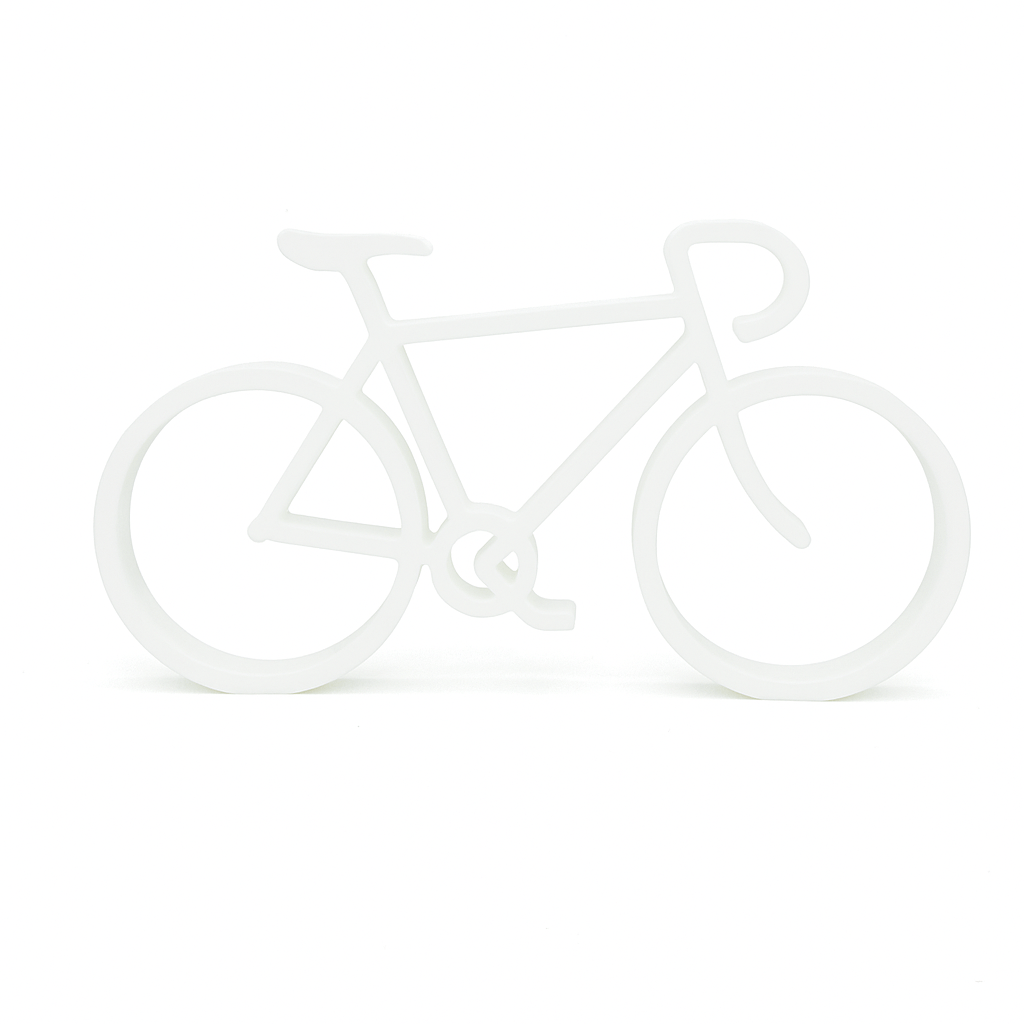Modern Wielrenfiets decoratie - 3dbende